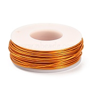 Round Aluminum Wire, Gold, 18 Gauge, 1mm, about 23m/roll(X-AW-G001-03-17)
