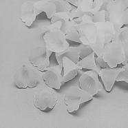 Transparent Acrylic Bead Caps, Frosted, Clear, 19~20x18~19x17mm, Hole: 1.5mm(X-FACR-S013-SB518)