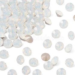 Preciosa&reg MAXIMA Crystal Round Stones, Czech Crystal, Dura Foiling, Round(431 11 615 Chaton), 01000 White Opal, SS24(5.25~5.45mm)(X-PRC-RBSS24-01000)