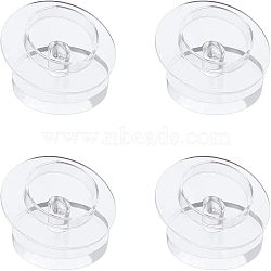 Organic Glass Bracelets/Bangles Display Racks, Clear, 78x79x44mm, 4pcs/set(BDIS-FG0001-04)