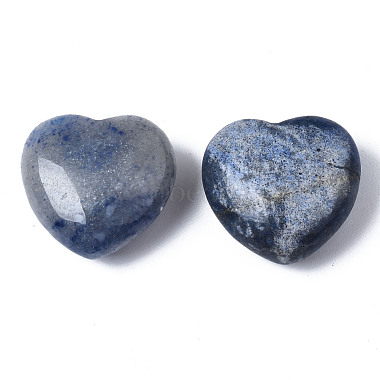 天然カイヤナイトのハートの愛の石(G-S299-118)-2