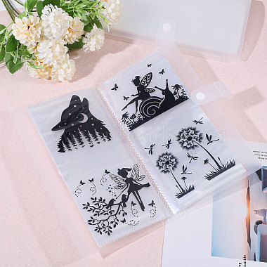 1 Grid Transparent PP Plastic Photocard Storage Albums(AJEW-WH0419-72B)-4