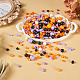 227pcs perles de rocaille en verre(SEED-TA0001-58D)-5