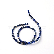 Natural Imperial Jasper Beads Strands, Dyed, Round, Dark Blue, 391x4mm, Hole: 1mm, about 90pcs/strand(G-SZC0001-01A-01)