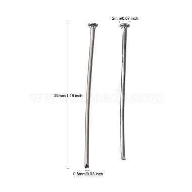 Iron Flat Head Pins(HPB3.0cm)-2