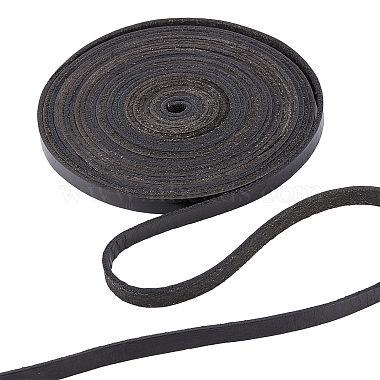 8mm Black Leather Thread & Cord