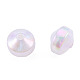 Rainbow Iridescent Plating Acrylic Beads(OACR-N010-056)-3