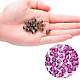 Two Tone Transparent Spray Painted Acrylic Beads(X-ACRP-T005-26-M)-4