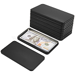Iron Storage Box, Rectangle, for USB Flash Disk, Black, 170x90x16mm, Inner Diameter: 163x84mm(CON-WH0117-19EB)