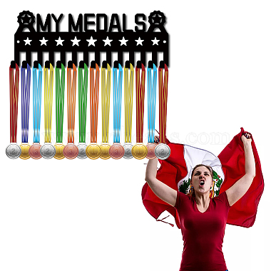 Iron Medal Holder Frame(AJEW-WH0390-009)-7