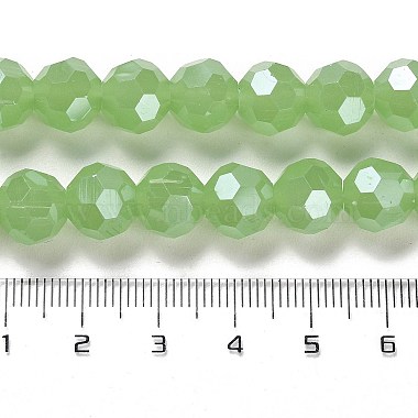galvanisieren GlasPerlenstränge(EGLA-A035-J10mm-A01)-4