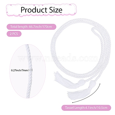 Polyester Double-end Tassels Graduation Honor Rope(FIND-WH20005-32D)-2