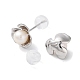 Natural Pearl Stud Earrings for Women(EJEW-C083-07E-P)-2