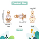 20Pcs Brass Micro Pave Clear Cubic Zirconia Charms(KK-DC0001-61)-2