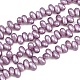 Electroplated Shell Pearl Beads Strands(BSHE-B009-A01-5x8mm-03)-1