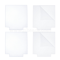 Acrylic Transparent Pressure Plate, Rectangle, Clear, 14.4x12.95x0.4cm(OACR-CN0001-03)