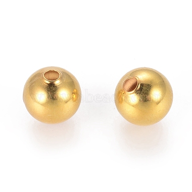 Brass Beads(ECR8MM-G)-2