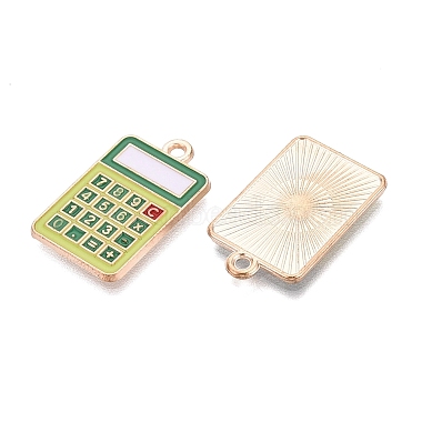 Alloy Enamel Pendants(ENAM-Q004-01KCG-17)-2