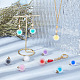 36Pcs 9 Colors Frosted Resin Pendants(RESI-NB0001-82)-4