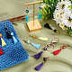 12Pcs 6 Colors Polyester Tassel Pendant Decorations(HJEW-AB00194)-5