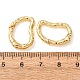 Hammered Brass Spring Gate Rings(KK-CBA90BB-04G)-3