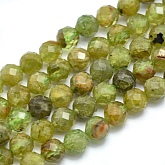 15 Strand Peridot Faceted Round Beads 2mm.