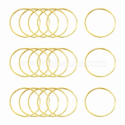 Brass Linking Rings, Golden, 25x1mm(X-EC18725MM-G)