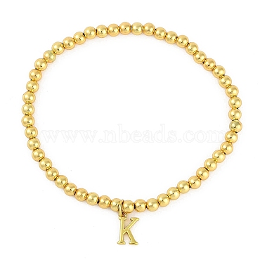 Letter K Brass Bracelets