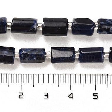 Natural Sodalite Beads Strands(G-G068-A04-01)-5