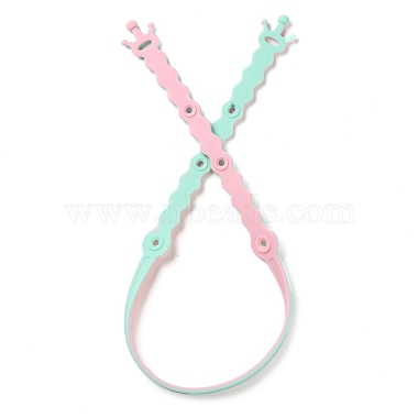 Pink Silicone Pacifier Clips