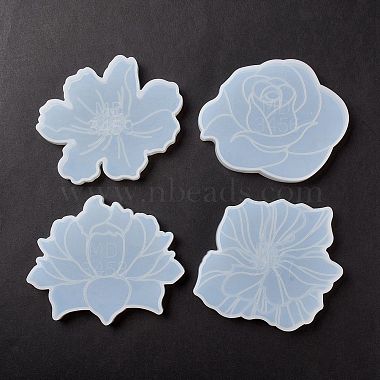 DIY Flower Cup Mat Silicone Molds(DIY-E036-08)-4