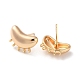 Brass Stud Earring Findings(KK-A215-02G)-2