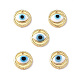 Handmade Lampwork Evil Eye Pendants(ZIRC-L102-15G-03)-1