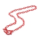 Personalized Opaque Acrylic Cable Chain Necklaces(NJEW-JN03432-07)-1