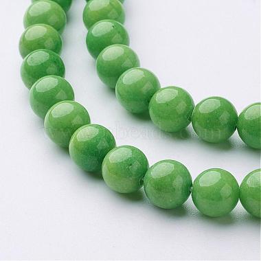 Natural Mashan Jade Round Beads Strands(G-D263-8mm-XS17)-2