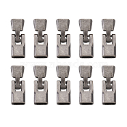 Alloy Snap Lock Clasps, Gunmetal, 34mm(PALLOY-TAC0009-24AS)