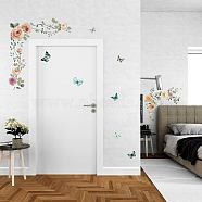 Translucent PVC Self Adhesive Wall Stickers, Waterproof Building Decals for Home Living Room Bedroom Wall Decoration, Butterfly, 960x300mm, 2 sheets/set(STIC-WH0015-169)