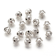 Tibetan Style Spacer Beads, Metal Findings for Jewelry Making Supplies, Lead Free & Nickel Free & Cadmium Free, Bicone, Antique Silver, about 5mm in diameter, 4.5mm thick, hole: 1mm
(X-LF0256Y-NF)