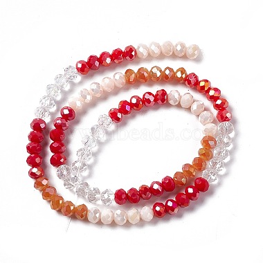 Imitation Jade Opaque Solid Color Glass Beads Strands(GLAA-L044-A01)-4