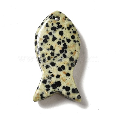 Natural Dalmatian Jasper Pendants(G-G932-B10)-2
