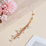 1Pc Plastic Lily Of The Valley Pendants Mobile Straps, Flower, White, 205x19mm(HJEW-LP0001-27)