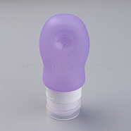 Creative Portable Silicone Points Bottling, Shower Shampoo Cosmetic Emulsion Storage Bottle, Lilac, 109x49mm, Capacity: about 60ml(MRMJ-WH0006-F01-60ml)