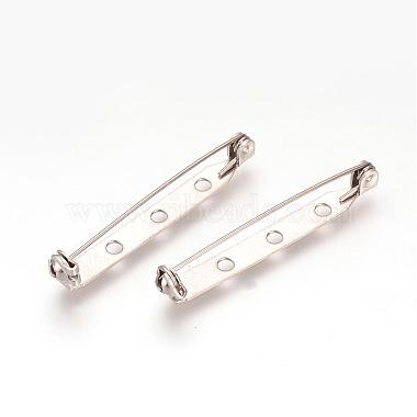 304 Stainless Steel Pin Brooch Back Bar Findings(STAS-Q184-04)-2