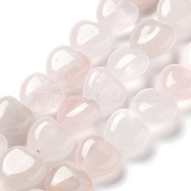 Heart Rose Quartz Beads