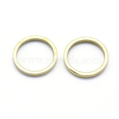 Brass Linking Rings(KK-P119-20-10mm-RS)-2