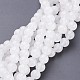 Natural White Jade Beads Strands(GSR10mmC138)-1