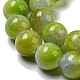 teints jade naturel perles brins(G-F764-03A)-4