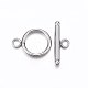 Tarnish Resistant 201 Stainless Steel Toggle Clasps(STAS-F174-02P-B)-1