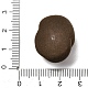 フロッキング加工された不透明樹脂カボション(RESI-K033-07A)-3