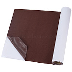 Rectangle Suede Fiber Fabric, with Adhesive Back, Coconut Brown, 1500x300x0.5mm(DIY-CY0003-83C)